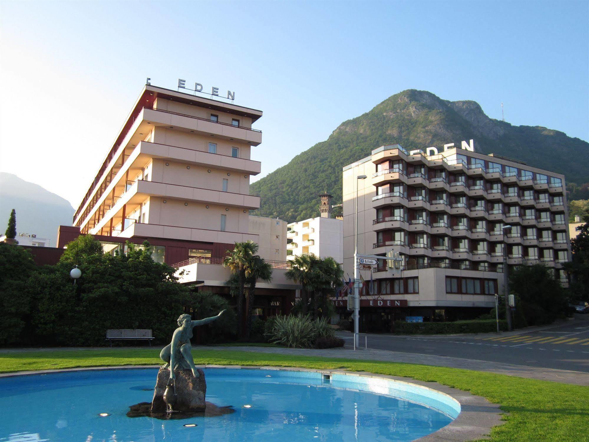 Grand Hotel Eden Lugano Buitenkant foto